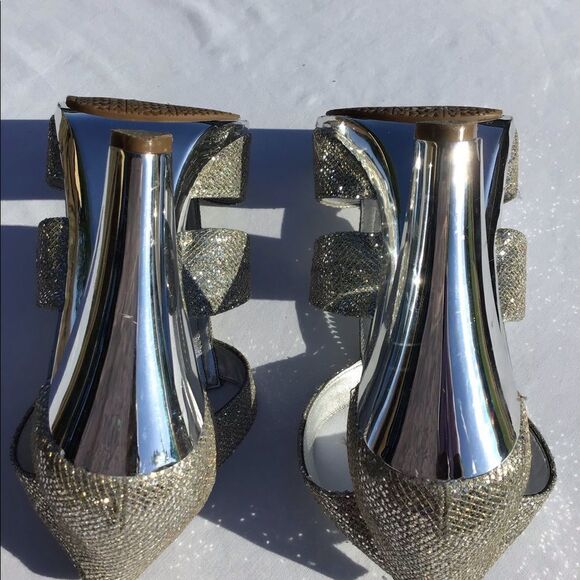 MICHAEL Michael Kors Berkley T-Strap Sandals Silver - Picture 8 of 13